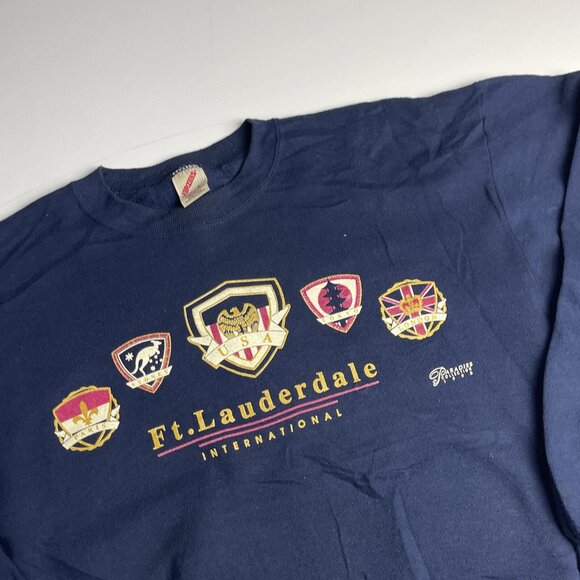 VINTAGE 1995 USA MADE Jerzees Ft. Lauderdale L Paradies Collection 90s (Read) - Picture 2 of 16